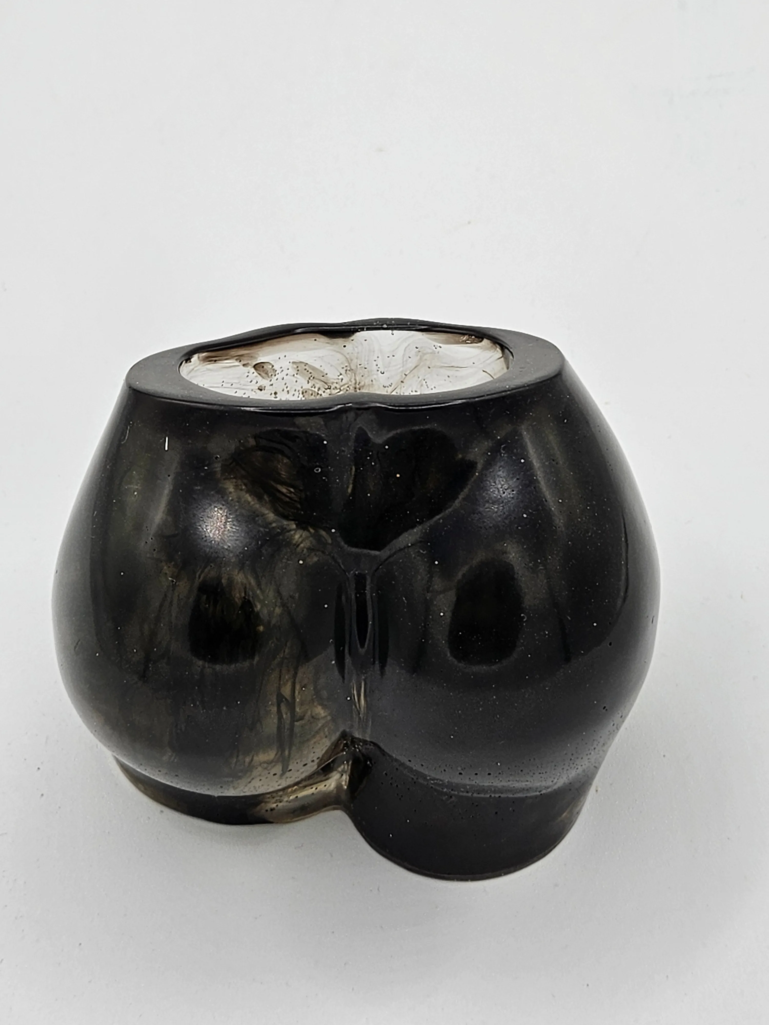 Midnight Smoke Luscious Derriere Vase