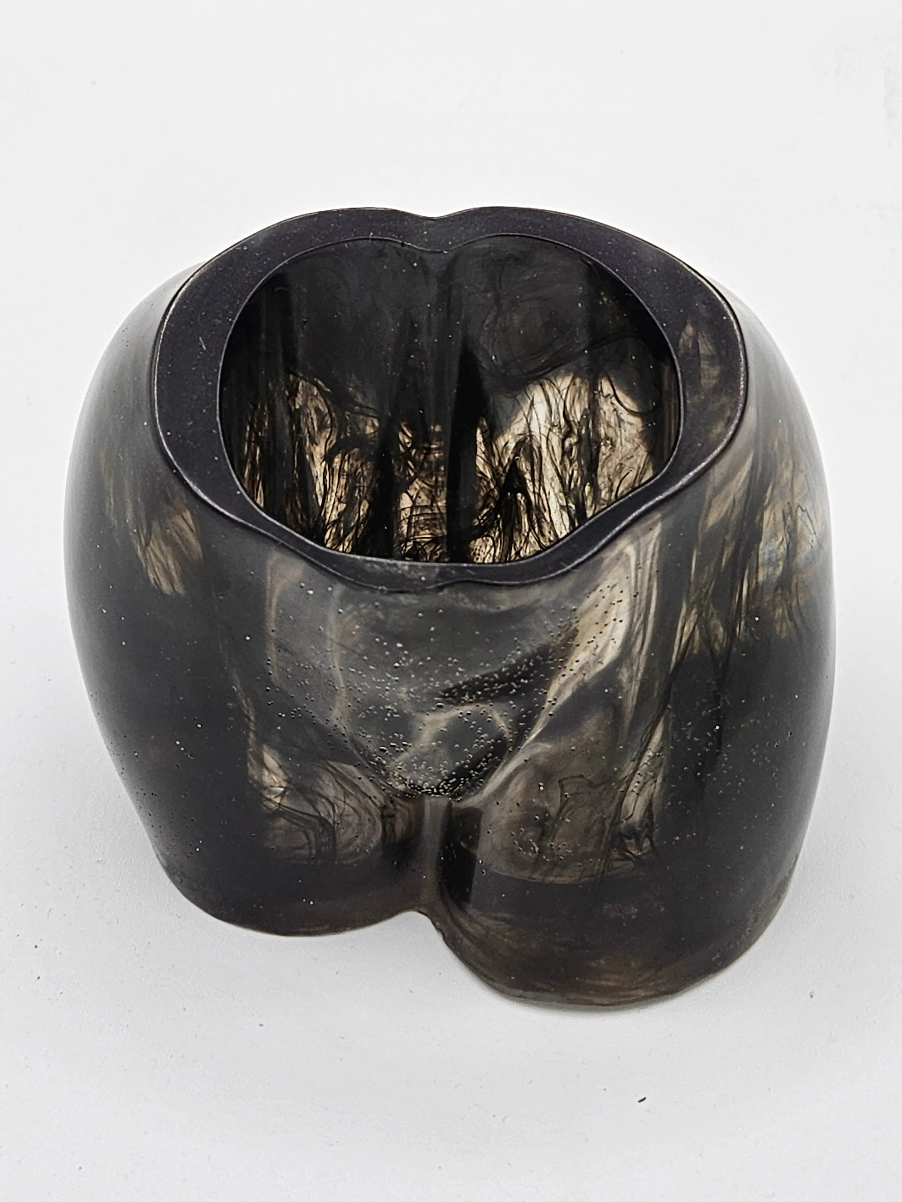 Midnight Smoke Luscious Derriere Vase