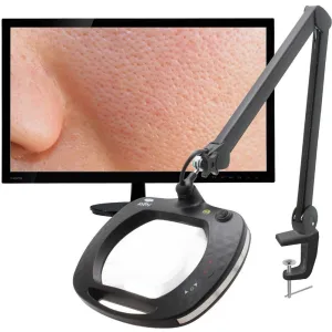 Mighty Vue Inspector 5 Diopter [2.25x] Magnifying Lamp with HD Camera - ESD Safe | View What You See on a Computer Monitor or TV Live! by Aven
