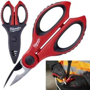 Milwaukee Electrician Scissor with Tool Holder Belt Pouch
