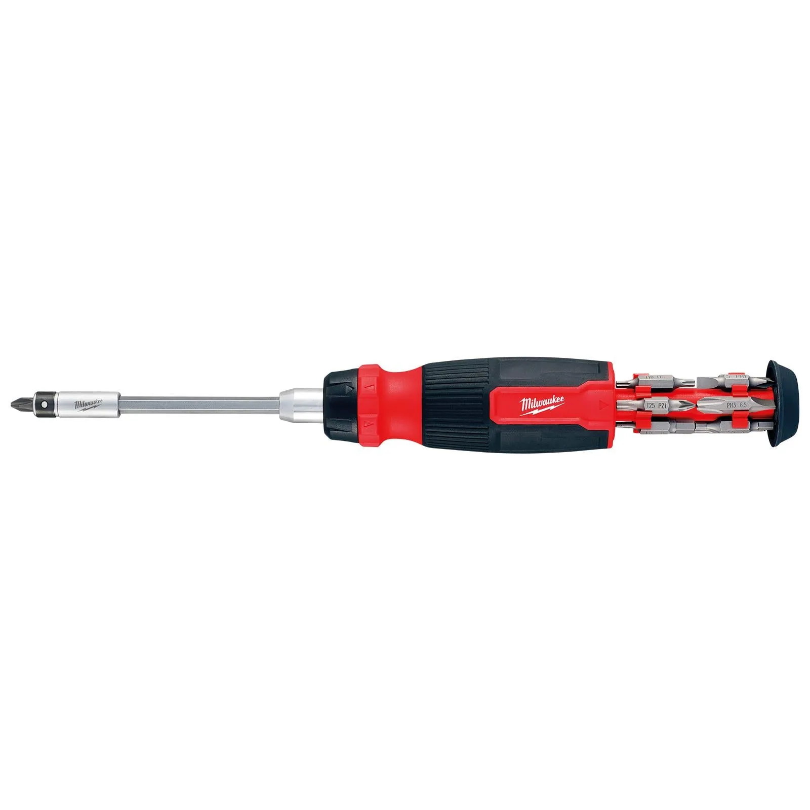 Milwaukee Ratchet Screwdriver Set 27 in 1 Multi Bit Pozi Phillips Torx Slotted Hex