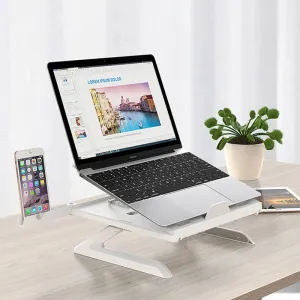 Multifunctional Folding Laptop Stand: Portable, Adjustable, Aluminum Alloy Base