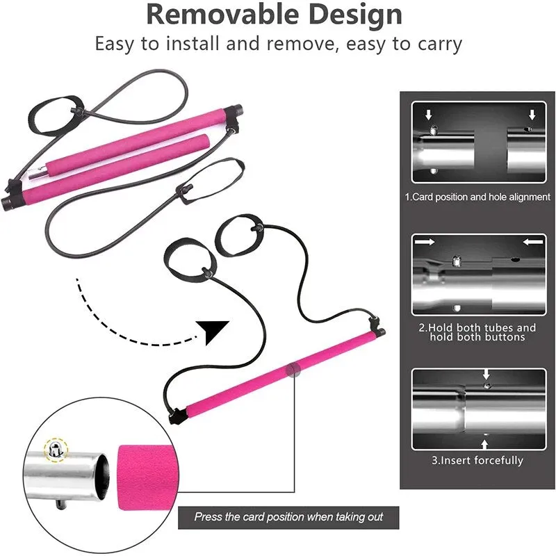 Multifunctional Pilates Bar Combination Fitness Bar Yoga