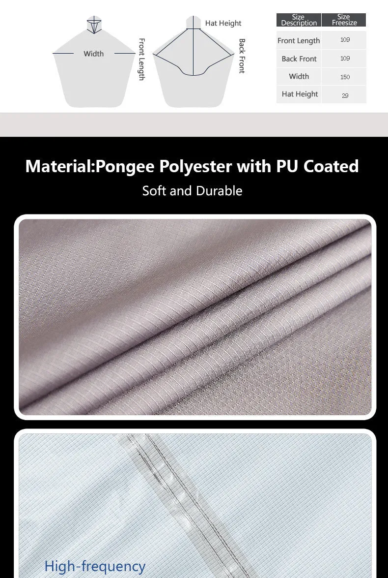 Multifunctional riding raincoat