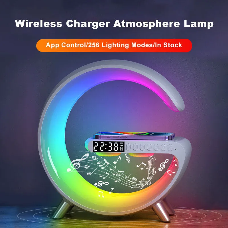 Multifunctional Wireless Charger Alarm Clock Speaker