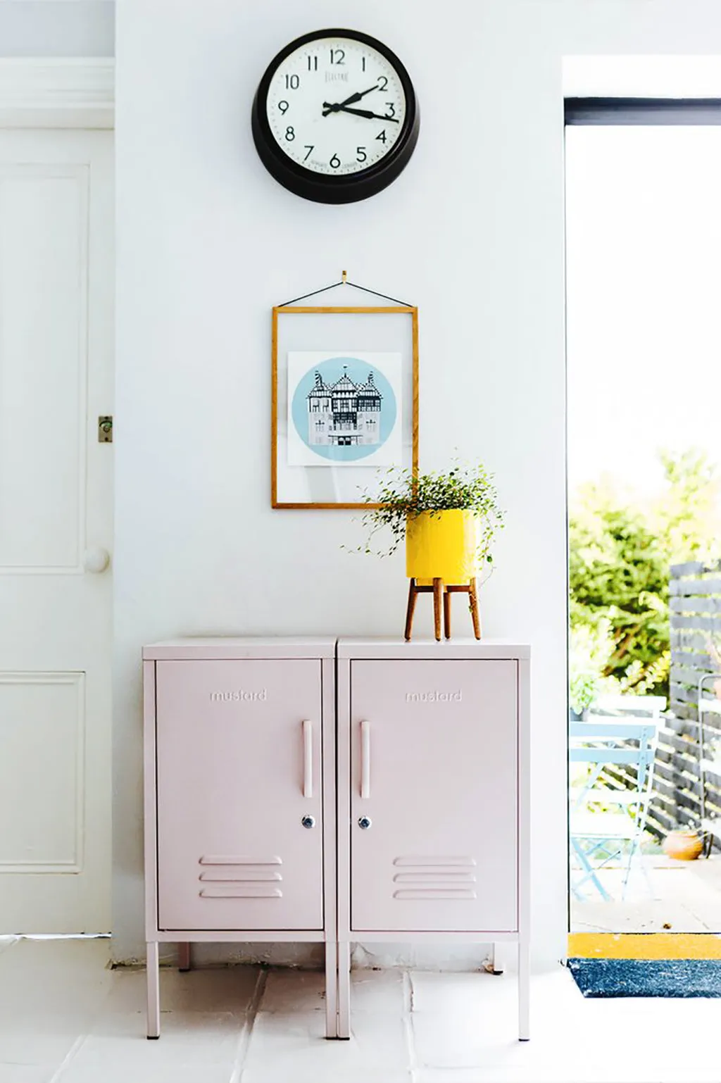 Mustard Made Shorty Locker - Blush - Left Opening