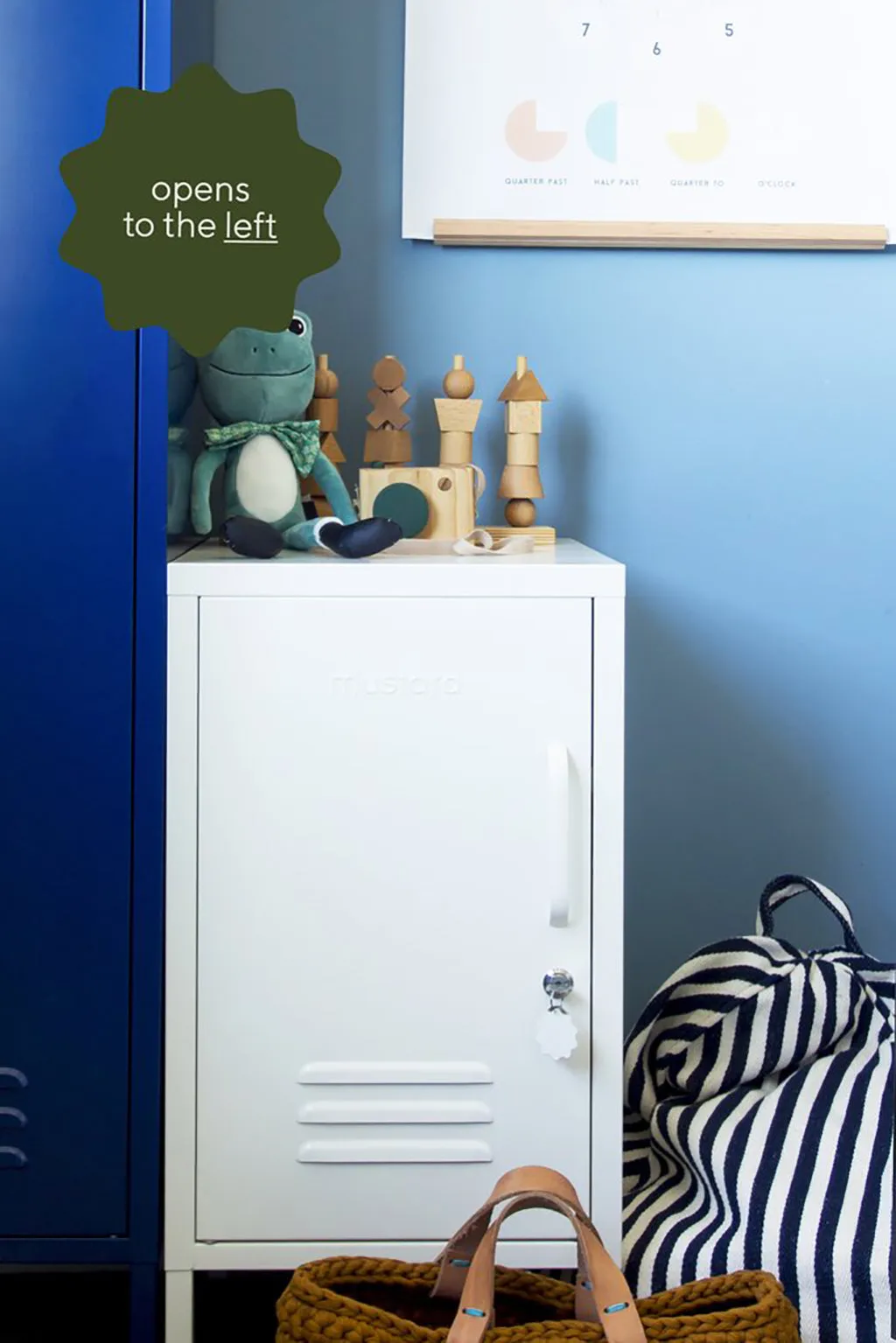Mustard Made Shorty Locker - Chalk - Left Opening