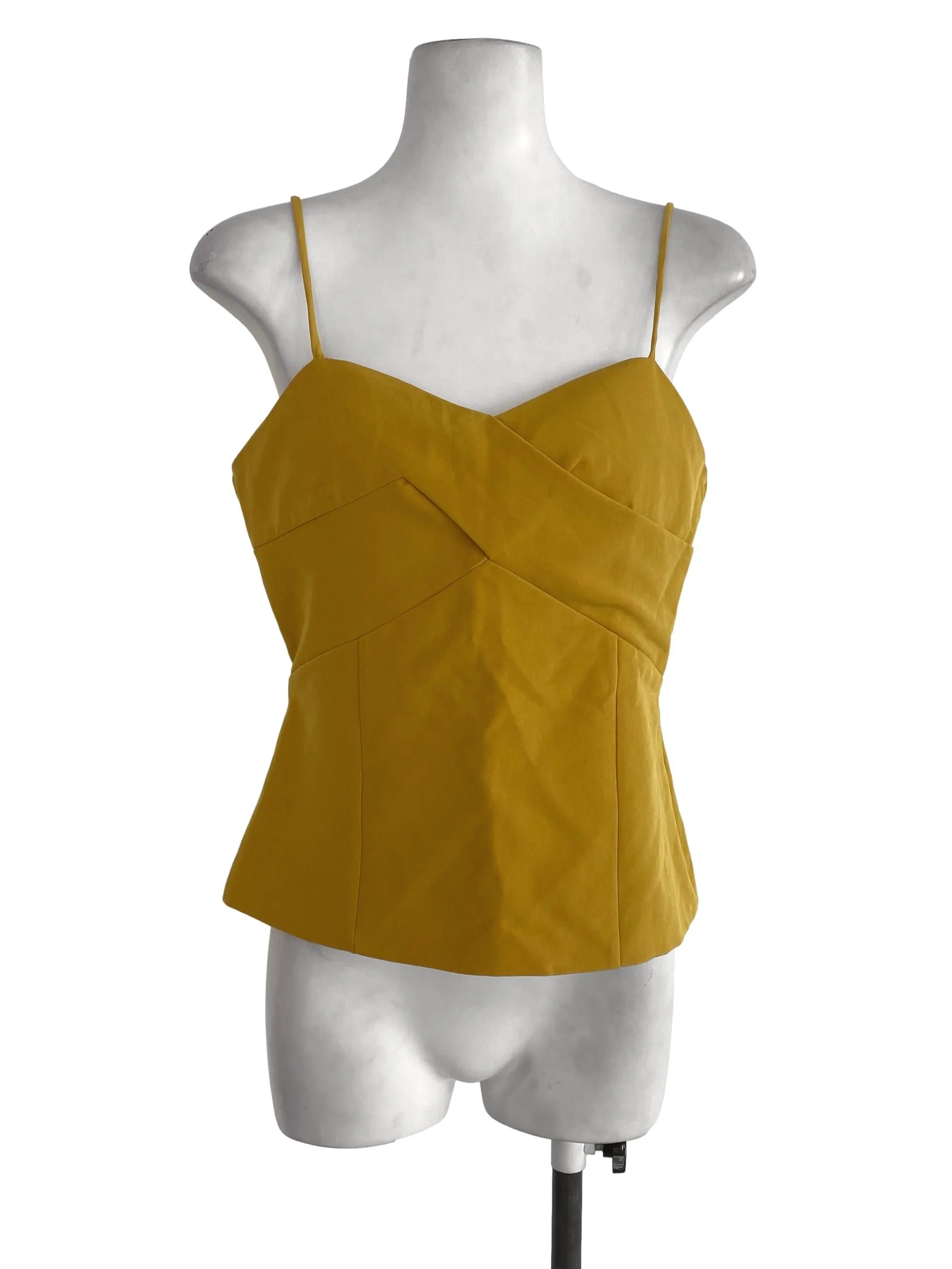 Mustard Sleeveless Top