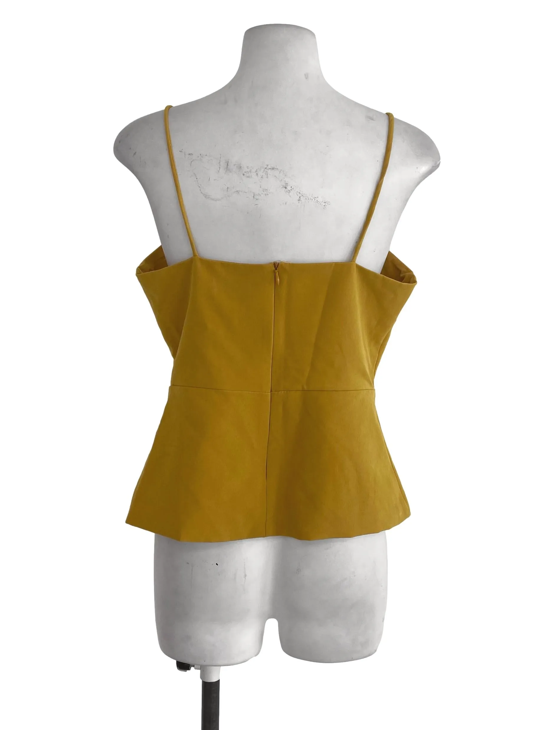 Mustard Sleeveless Top