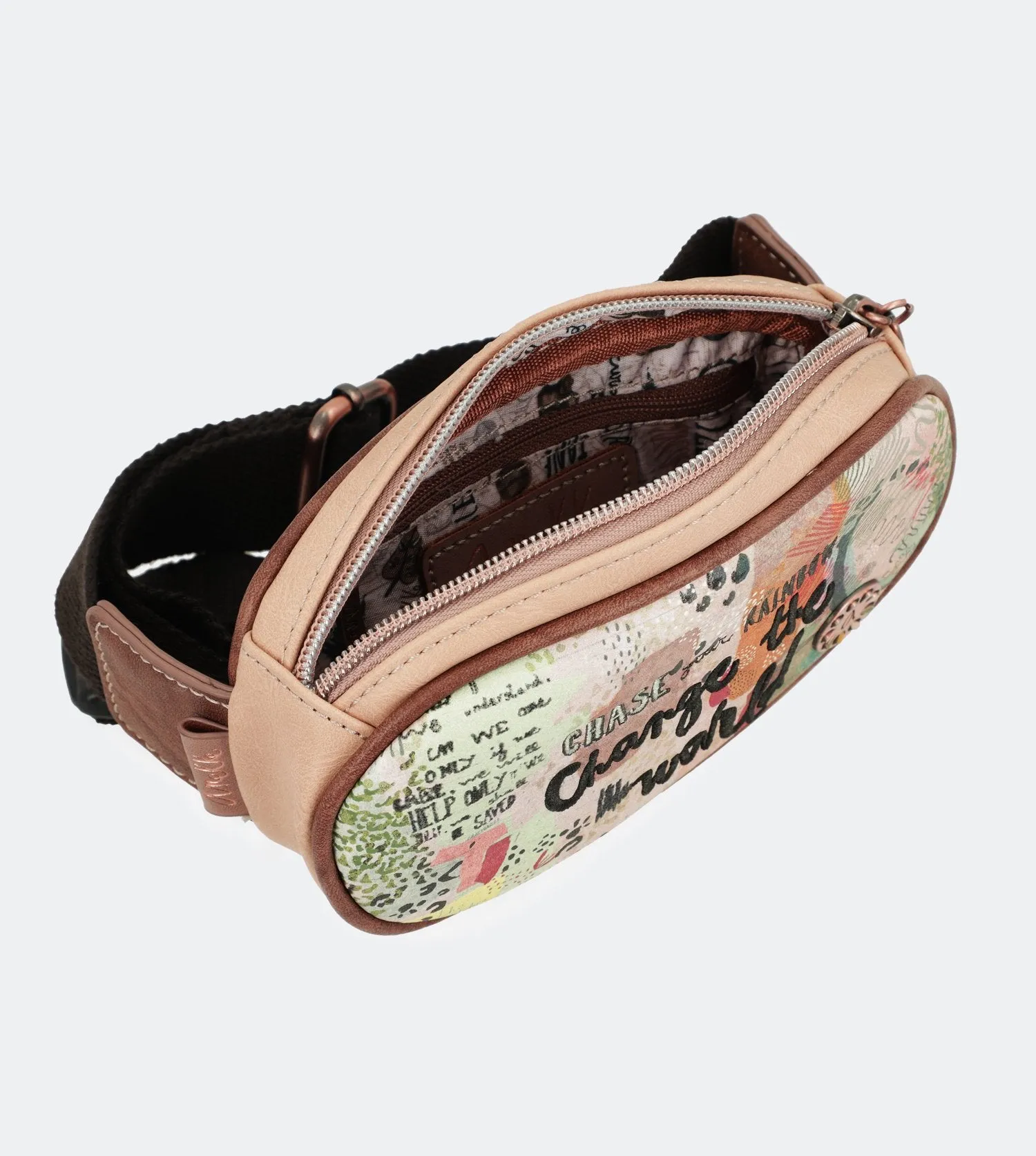 Natural printed bumbag