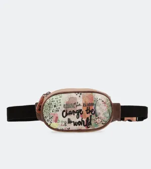 Natural printed bumbag