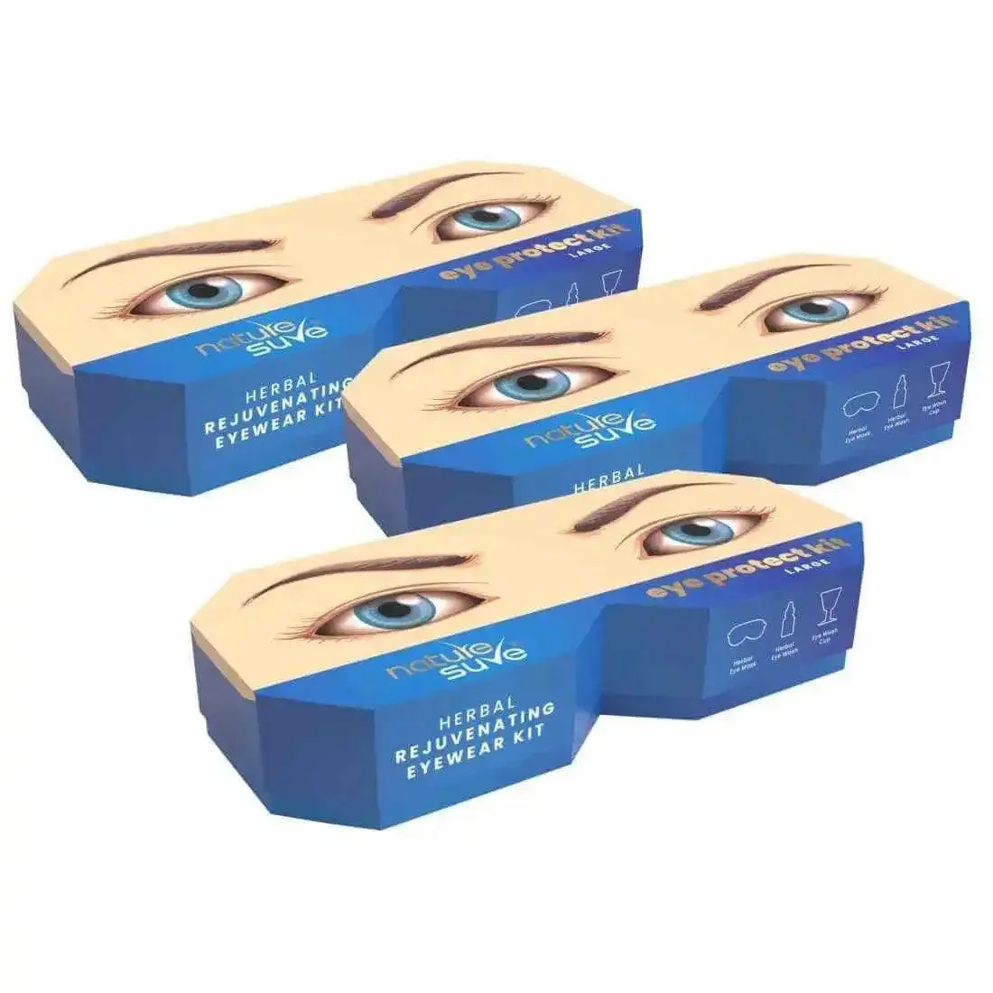 Nature Sure Herbal Eye Protect Kit for Men, Women, Teens and Kids