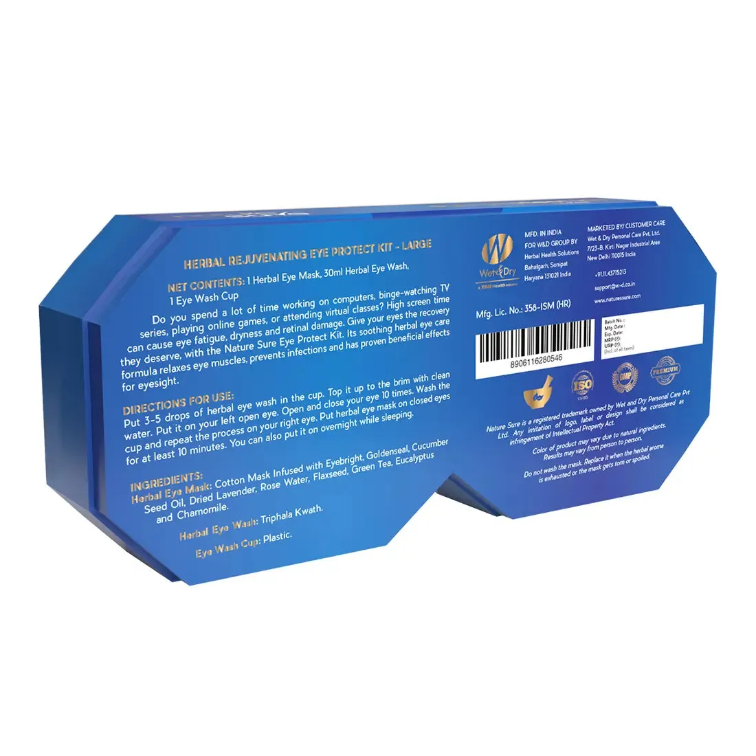 Nature Sure Herbal Eye Protect Kit for Men, Women, Teens and Kids