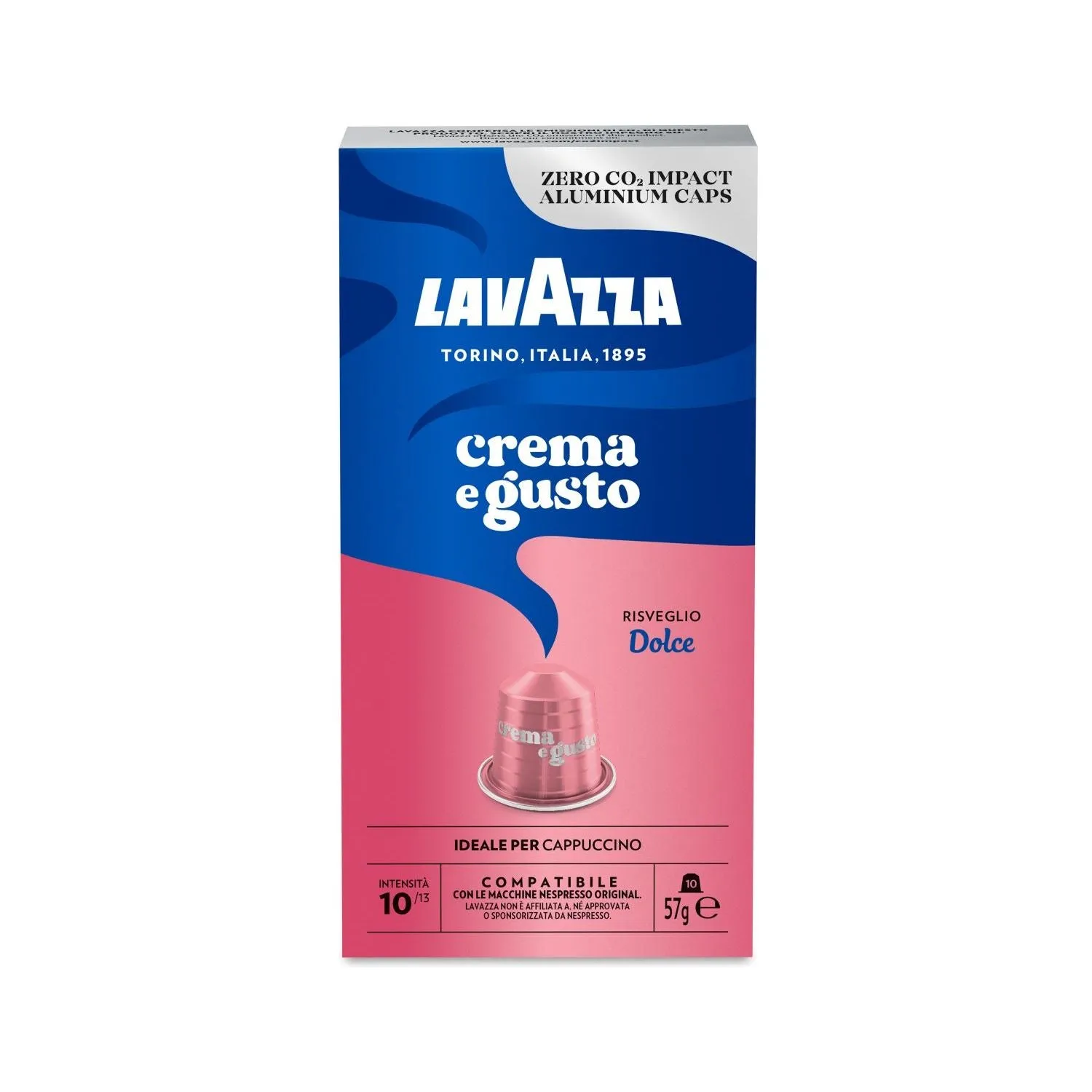 Nespresso Compatible Lavazza CREMA E GUSTO BUNDLE - 40 Coffee Capsules