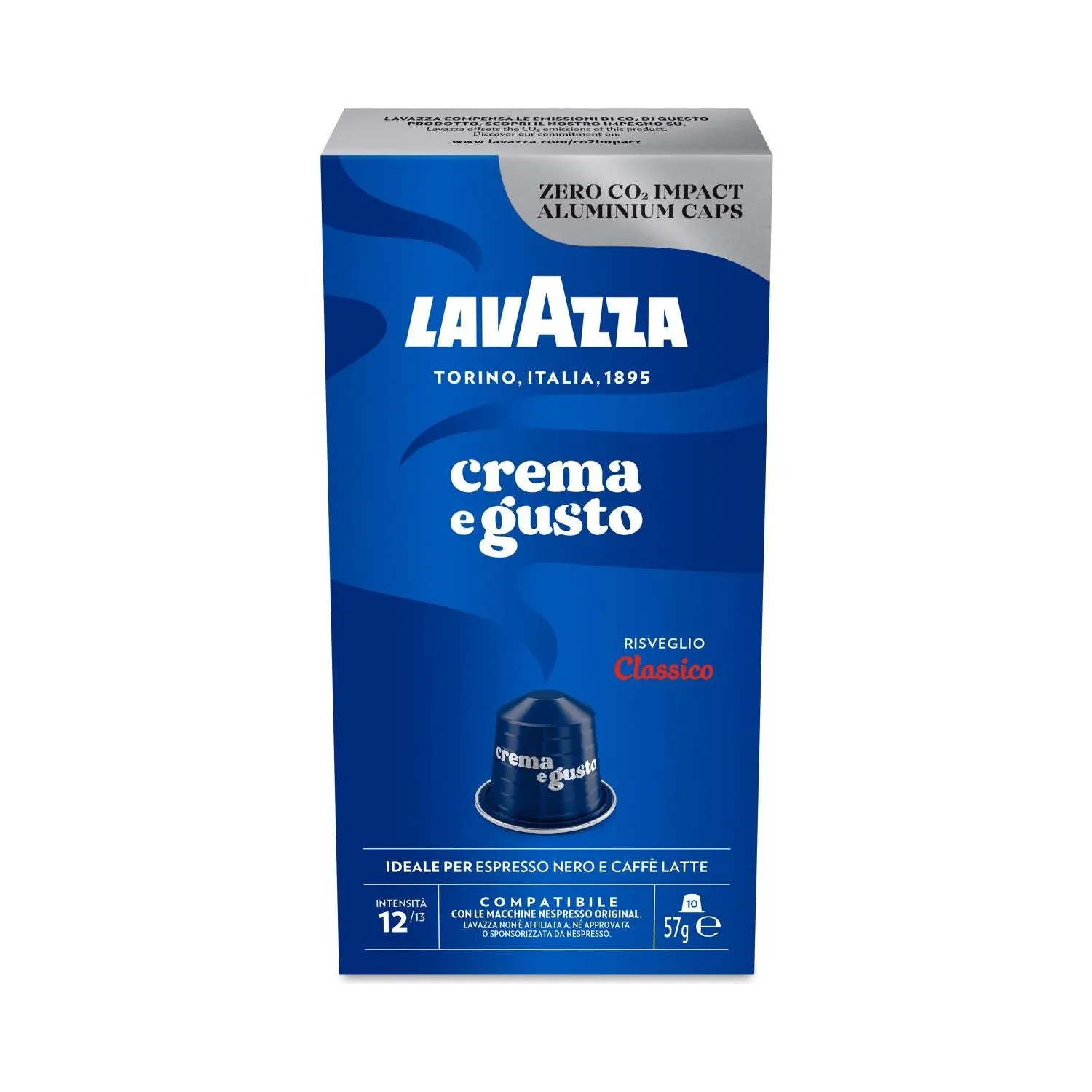 Nespresso Compatible Lavazza CREMA E GUSTO BUNDLE - 40 Coffee Capsules