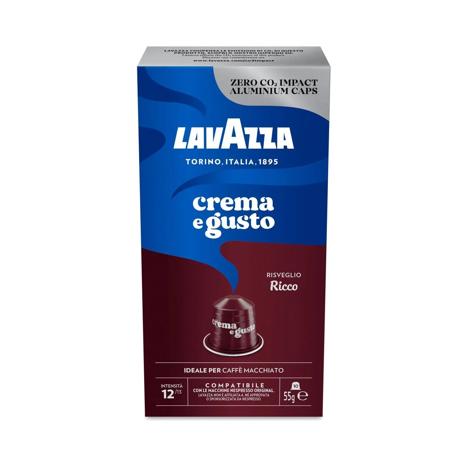 Nespresso Compatible Lavazza CREMA E GUSTO BUNDLE - 40 Coffee Capsules