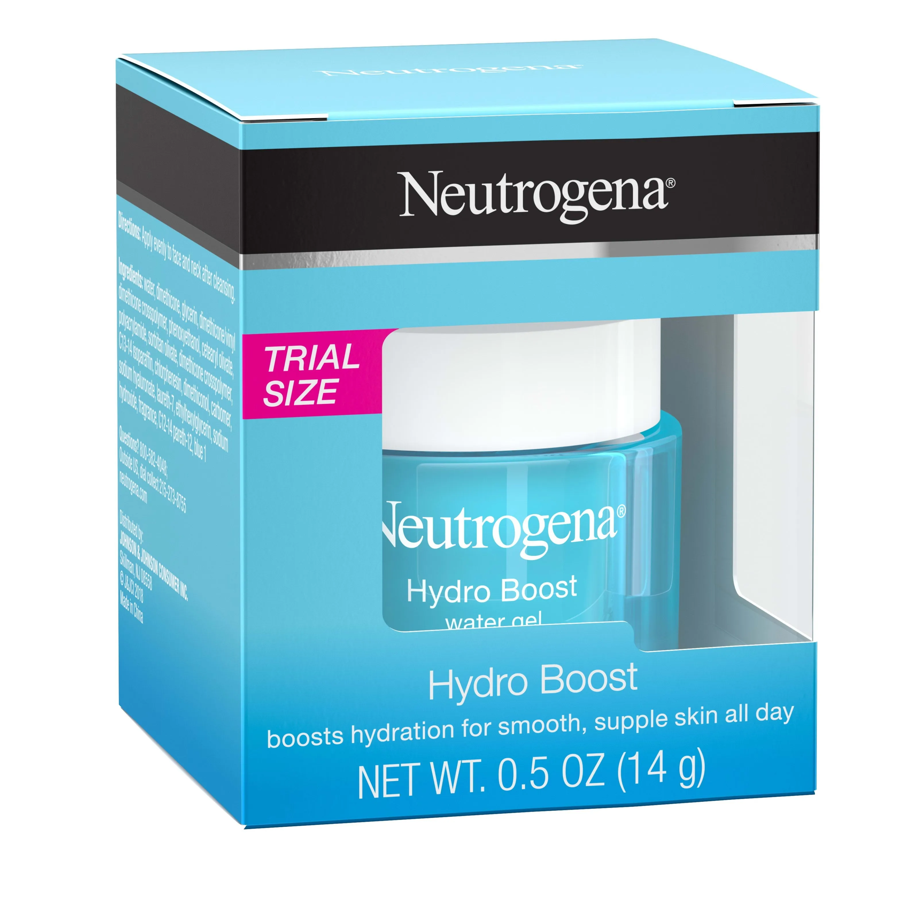 Neutrogena Hydro Boost Hyaluronic Acid Face Moisturizer for Dry Skin, 0.5 oz