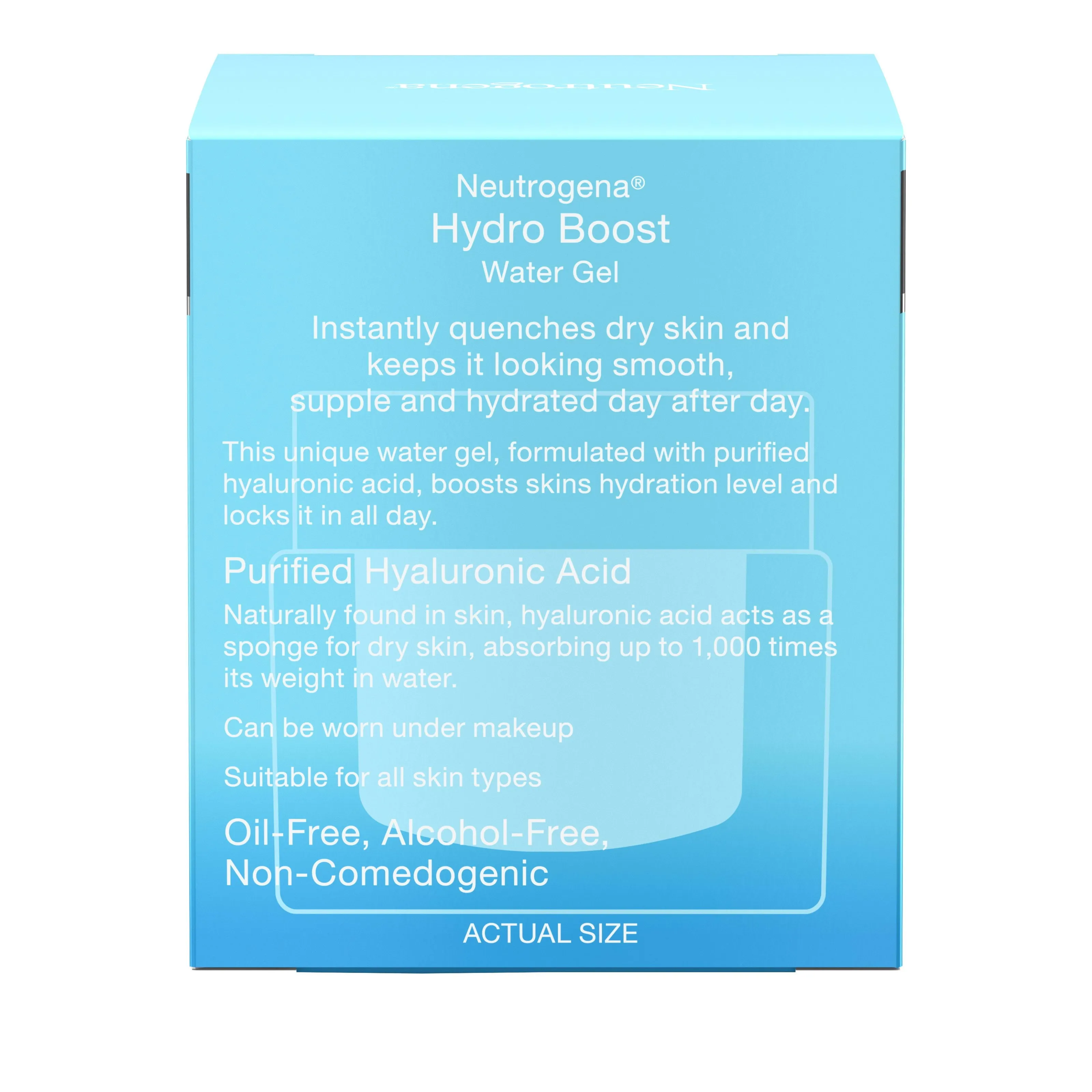 Neutrogena Hydro Boost Hyaluronic Acid Face Moisturizer for Dry Skin, 0.5 oz