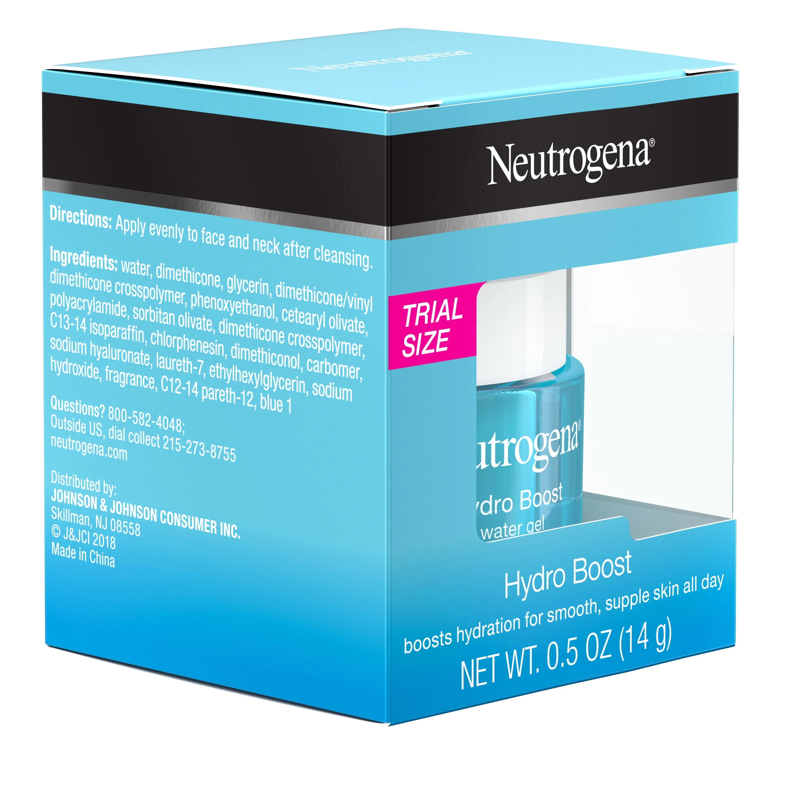 Neutrogena Hydro Boost Hyaluronic Acid Face Moisturizer for Dry Skin, 0.5 oz