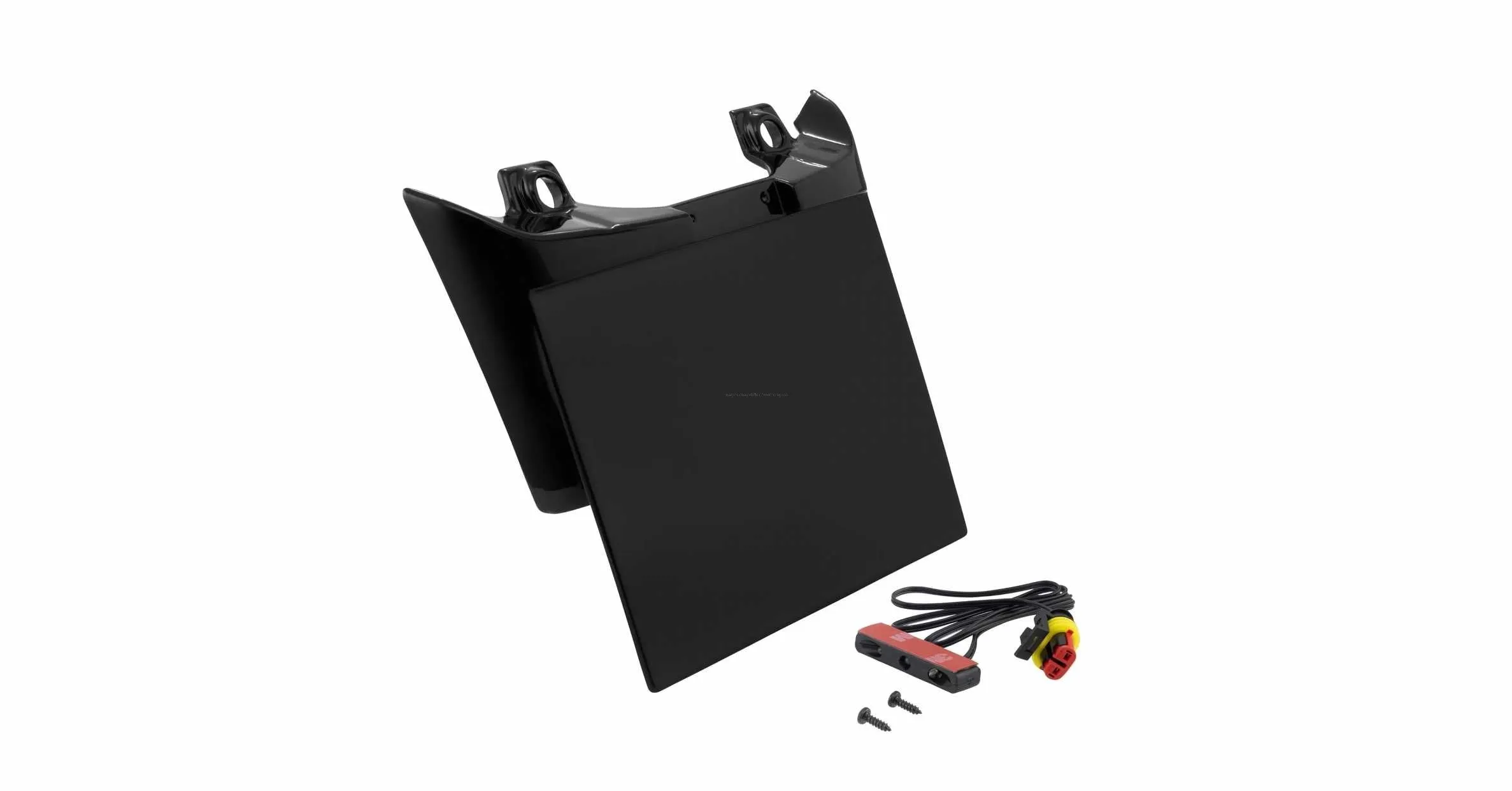 Number Plate Holder Gloss Black | Vespa GTS/GTS Super 125/300cc (`23-)