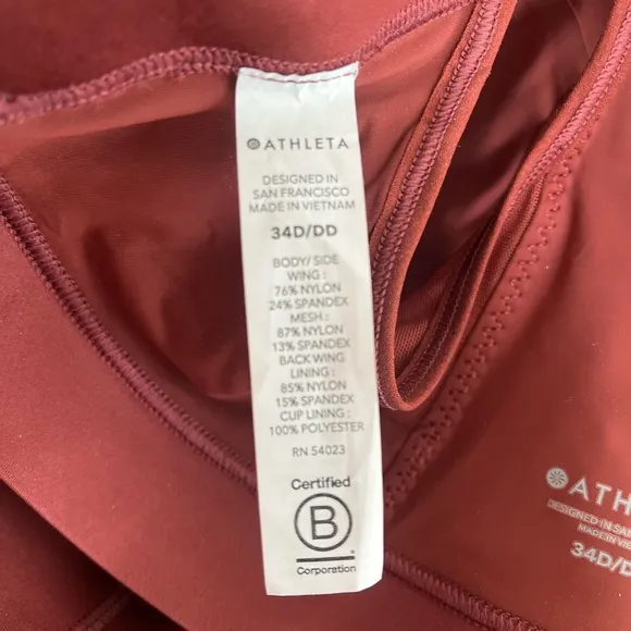 NWT Athleta Hustle Bra Supersonic