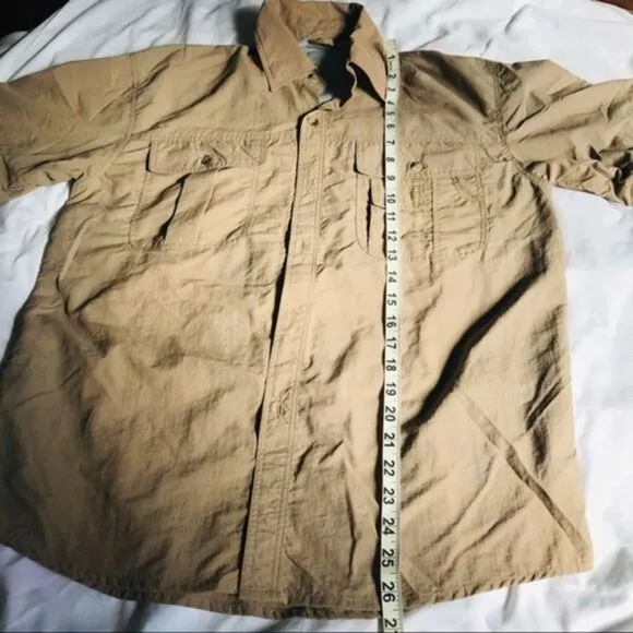NWT Convertible Khaki Raincoat with Detachable Sleeves
