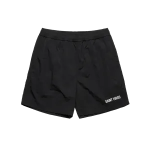 NYLON LOGO | Black/White Shorts
