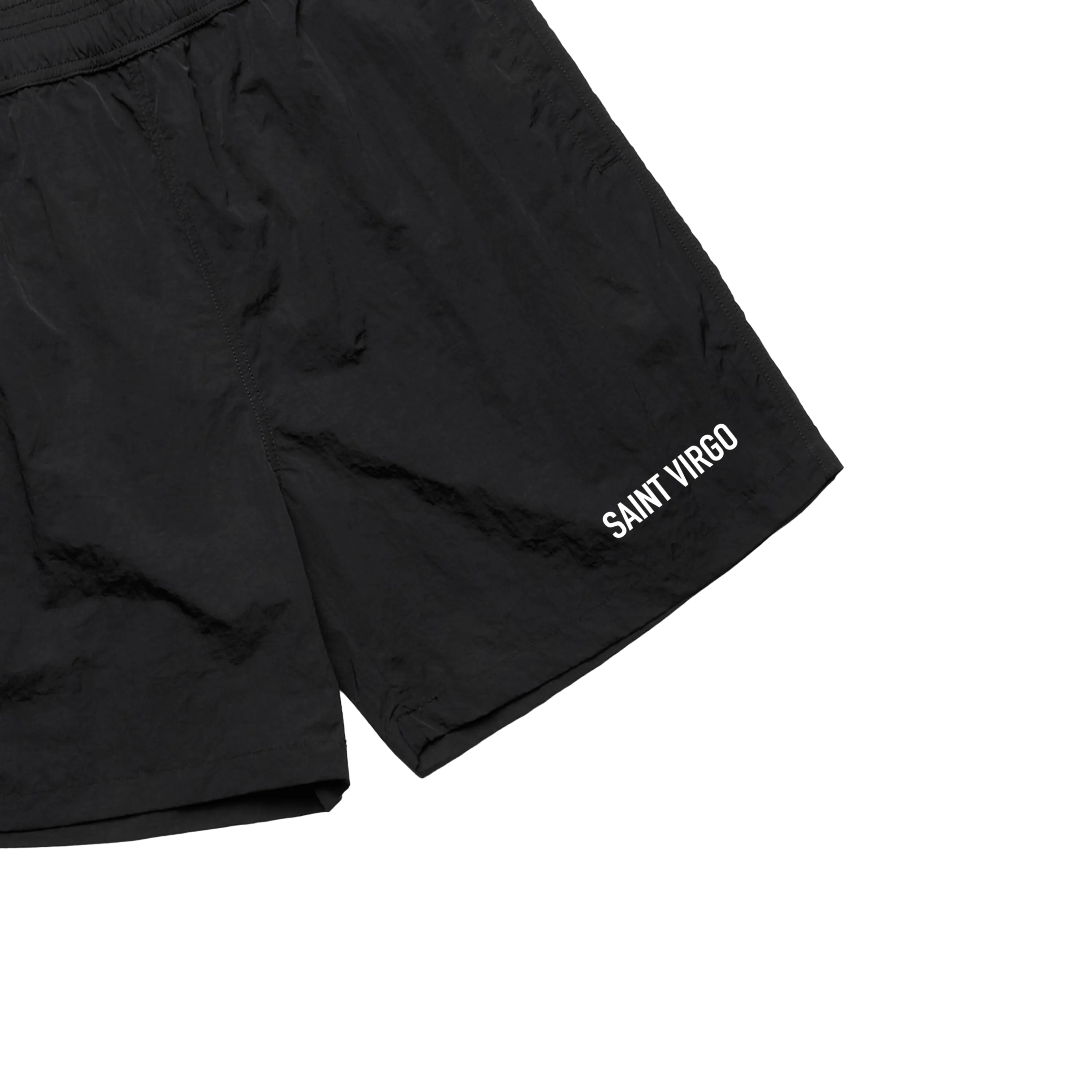 NYLON LOGO | Black/White Shorts