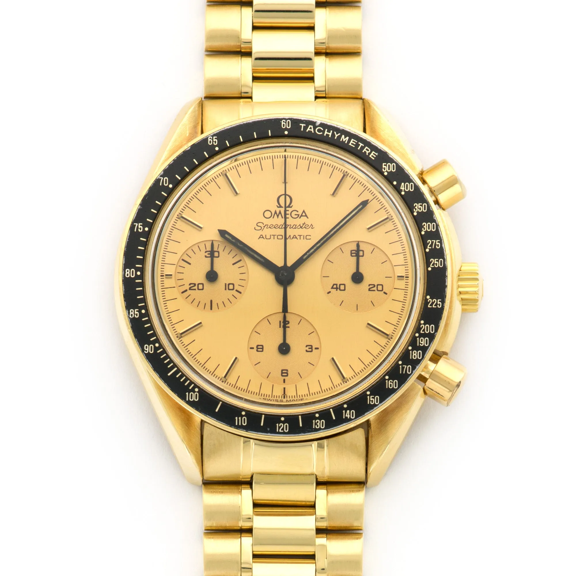 Omega Speedmaster Yellow Gold Chronograph, ref. 1750032