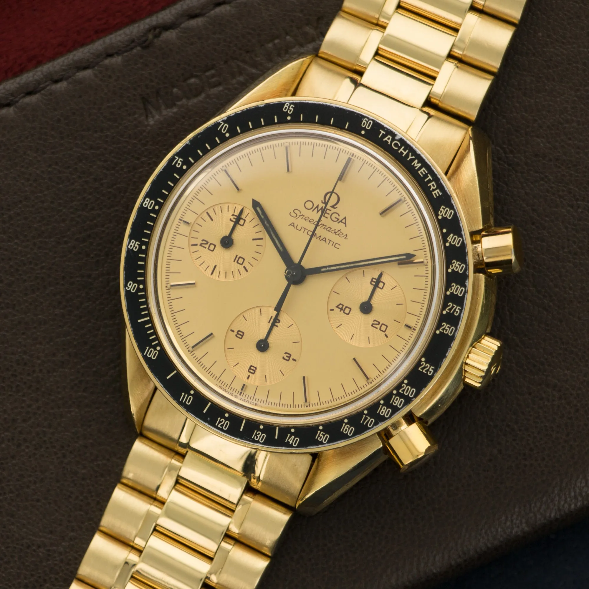 Omega Speedmaster Yellow Gold Chronograph, ref. 1750032