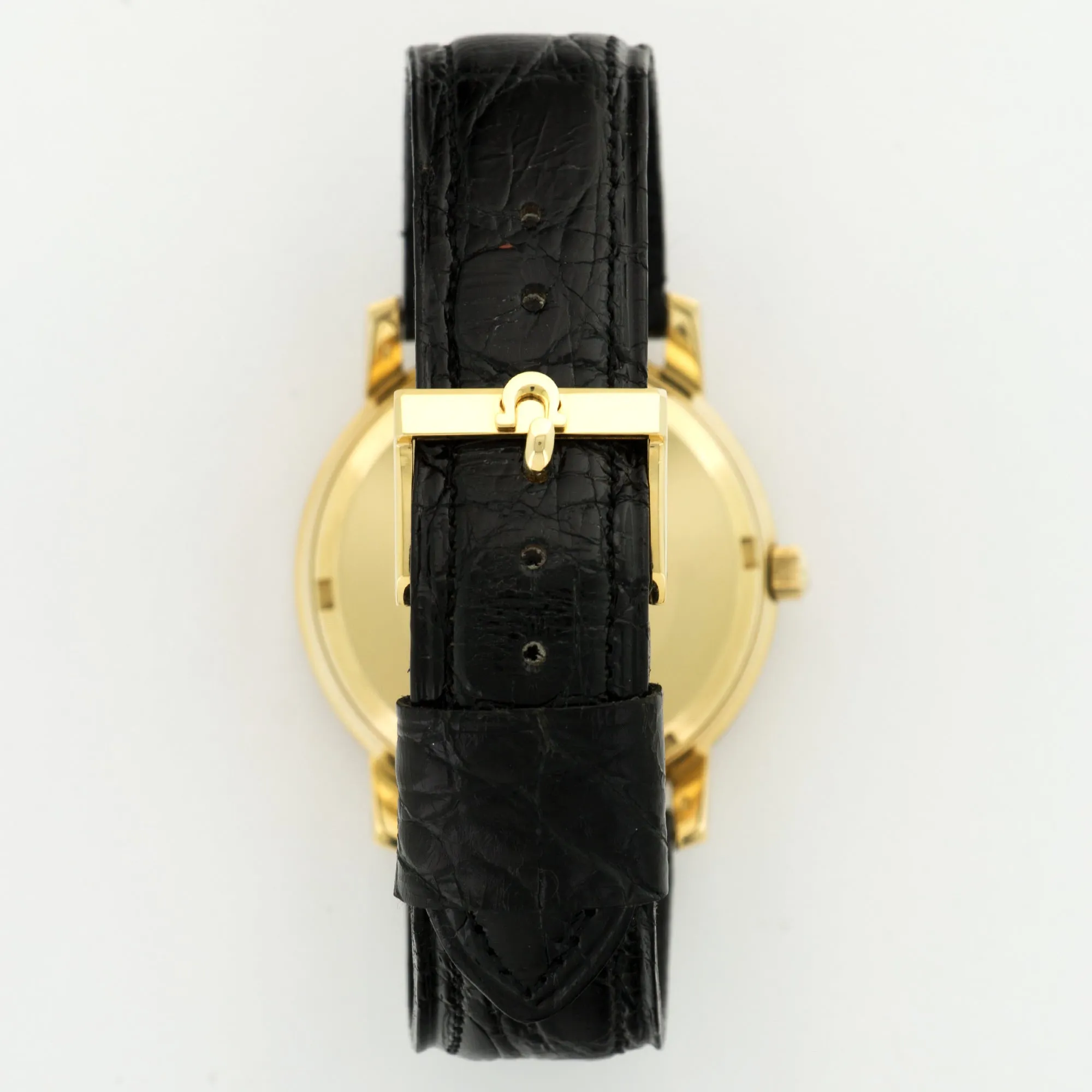 Omega Yellow Gold Constellation Tiffany & Co. Strap Watch