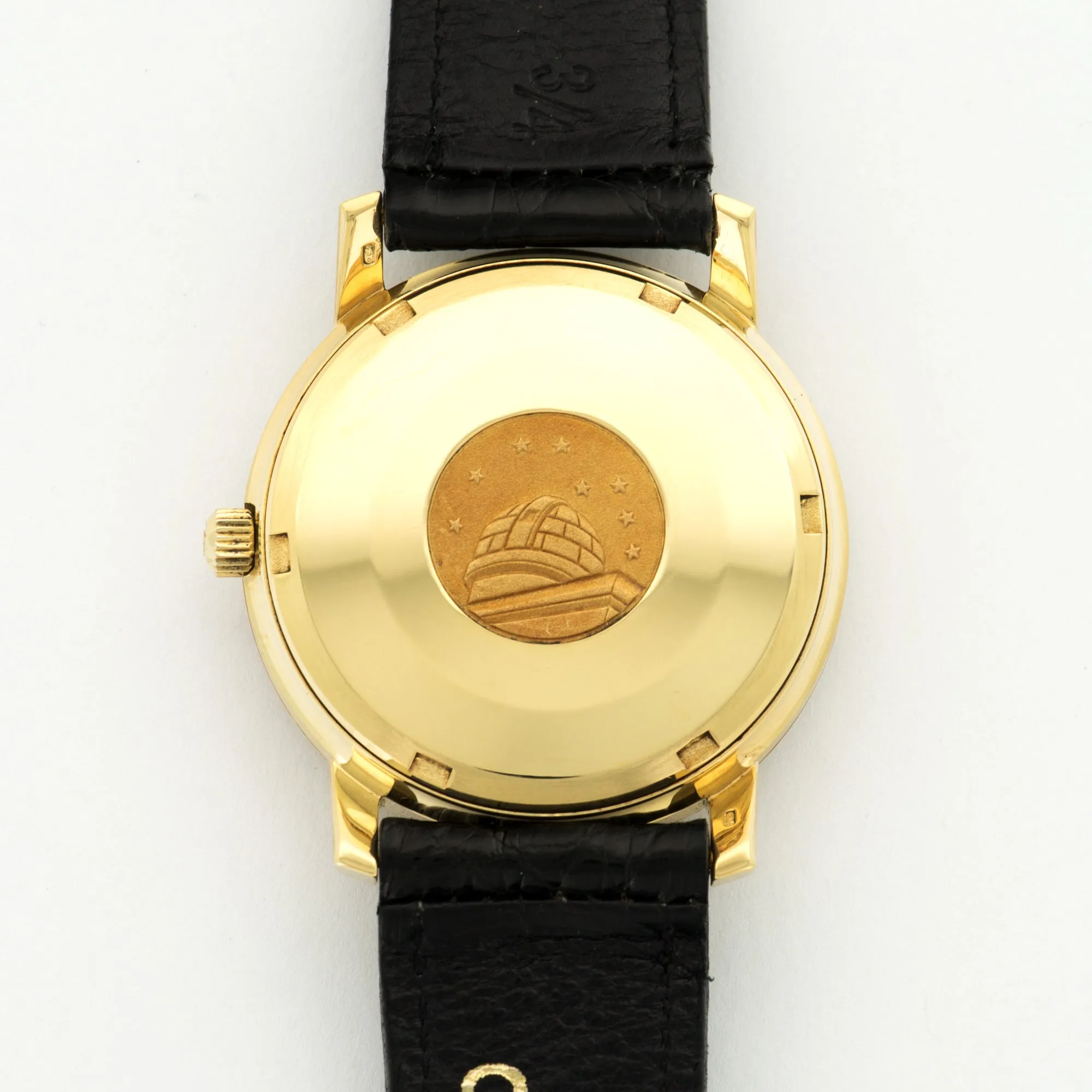 Omega Yellow Gold Constellation Tiffany & Co. Strap Watch