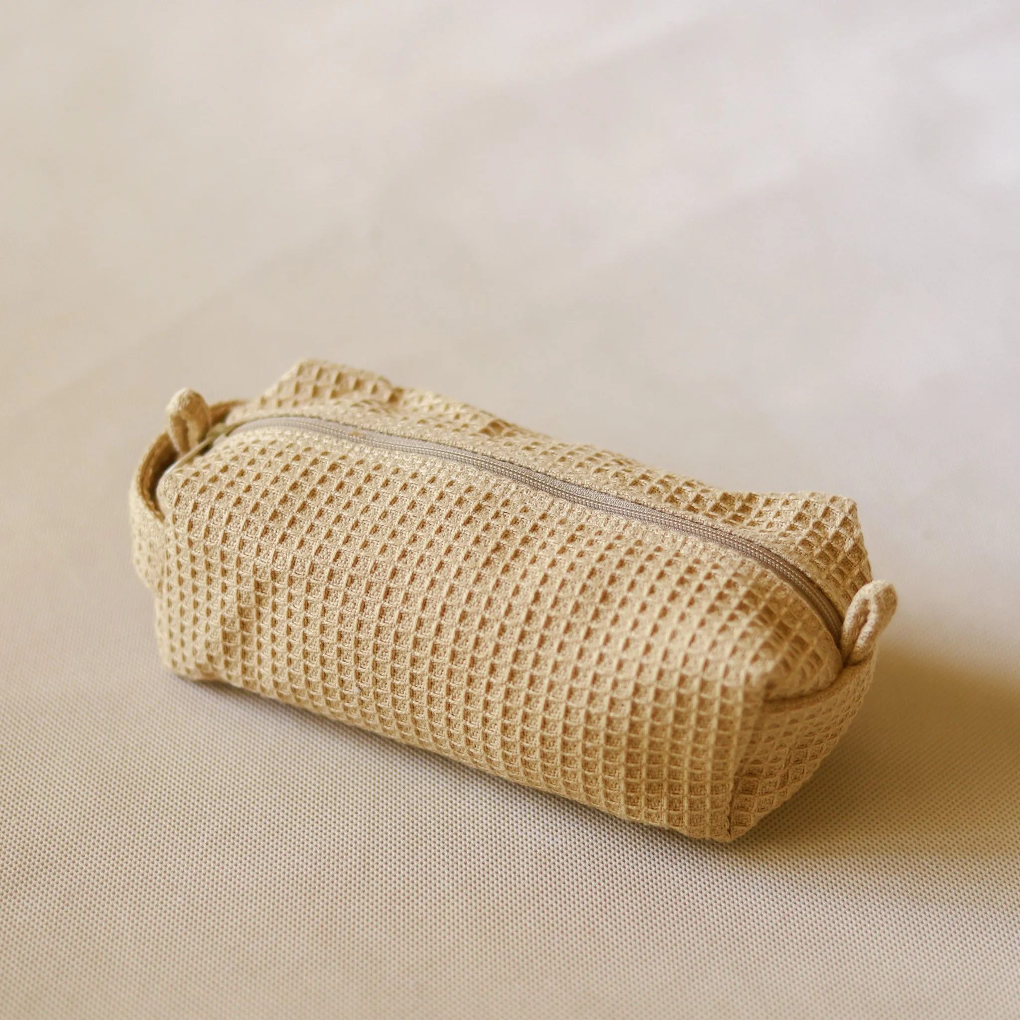 Organic Lifestyle Toast Waffle Accessory Pouch Small