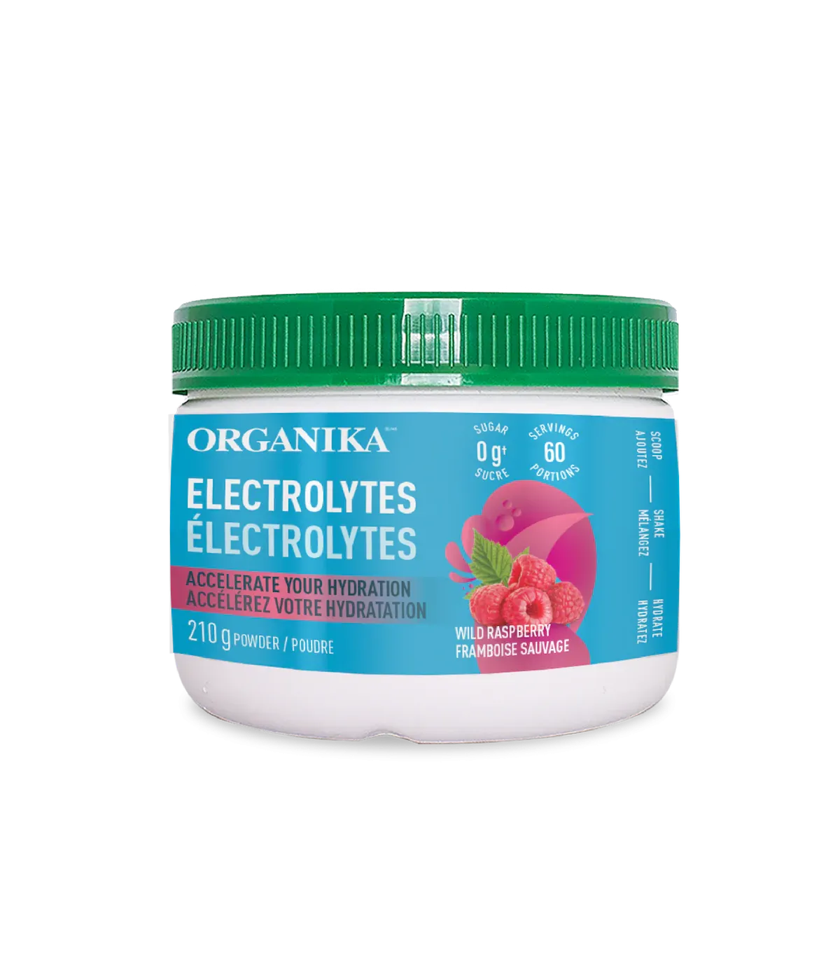 Organika Electrolytes - Wild Raspberry (210 g)