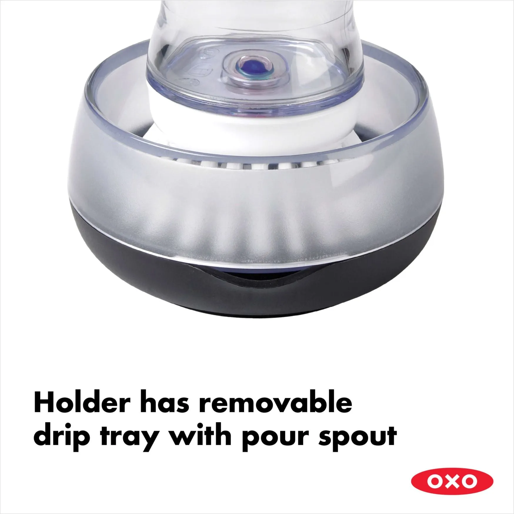 Oxo Soap Dispensing Palm Brush Storage Set