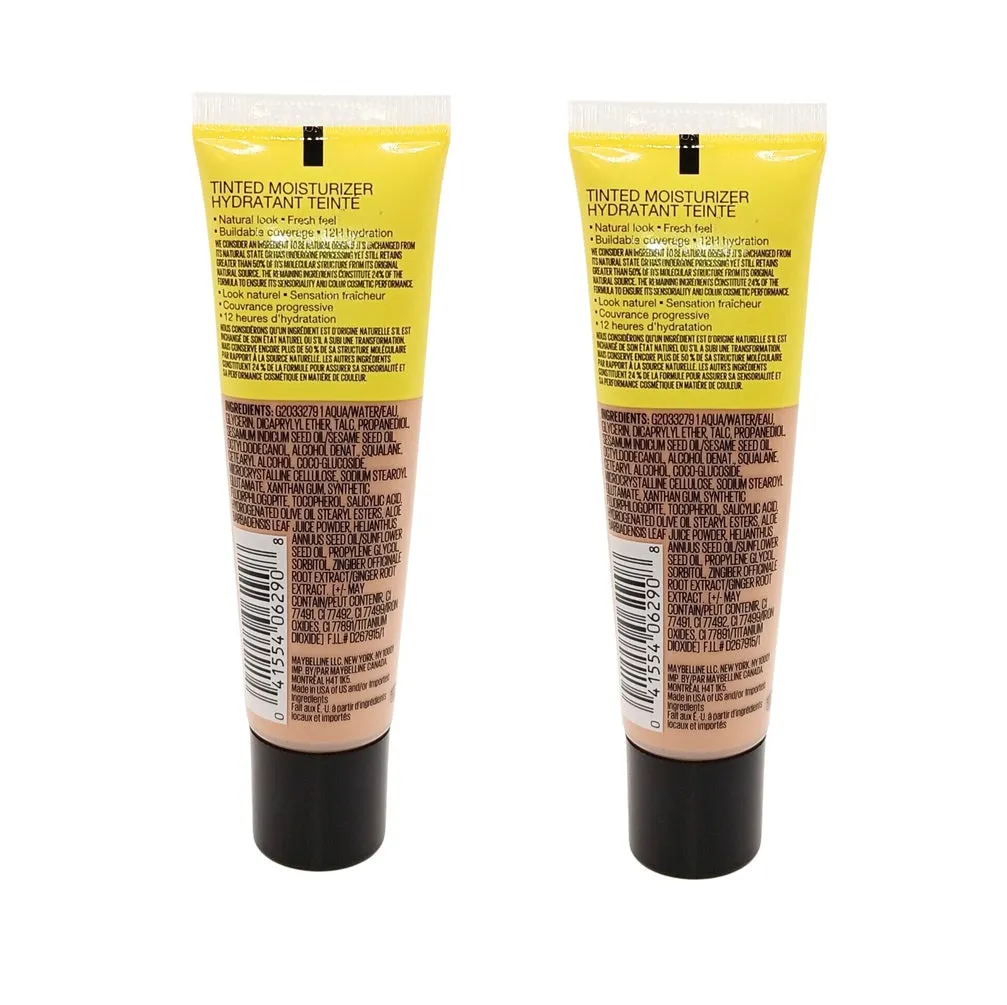 Pack of 2 Maybelline New York Fit Me Tinted Moisturizer, 115