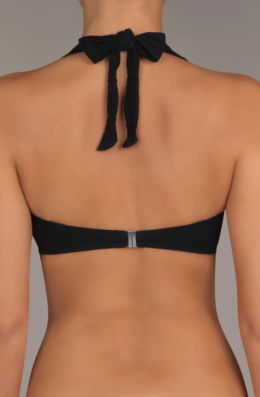 Pain De Sucre Black Wide Strap Django Bikini Top