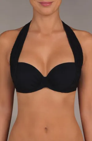 Pain De Sucre Black Wide Strap Django Bikini Top