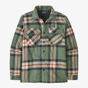 Patagonia M's Insulated Organic Cotton MW Fjord Flannel Shirt - Forestry:Hemlock Green
