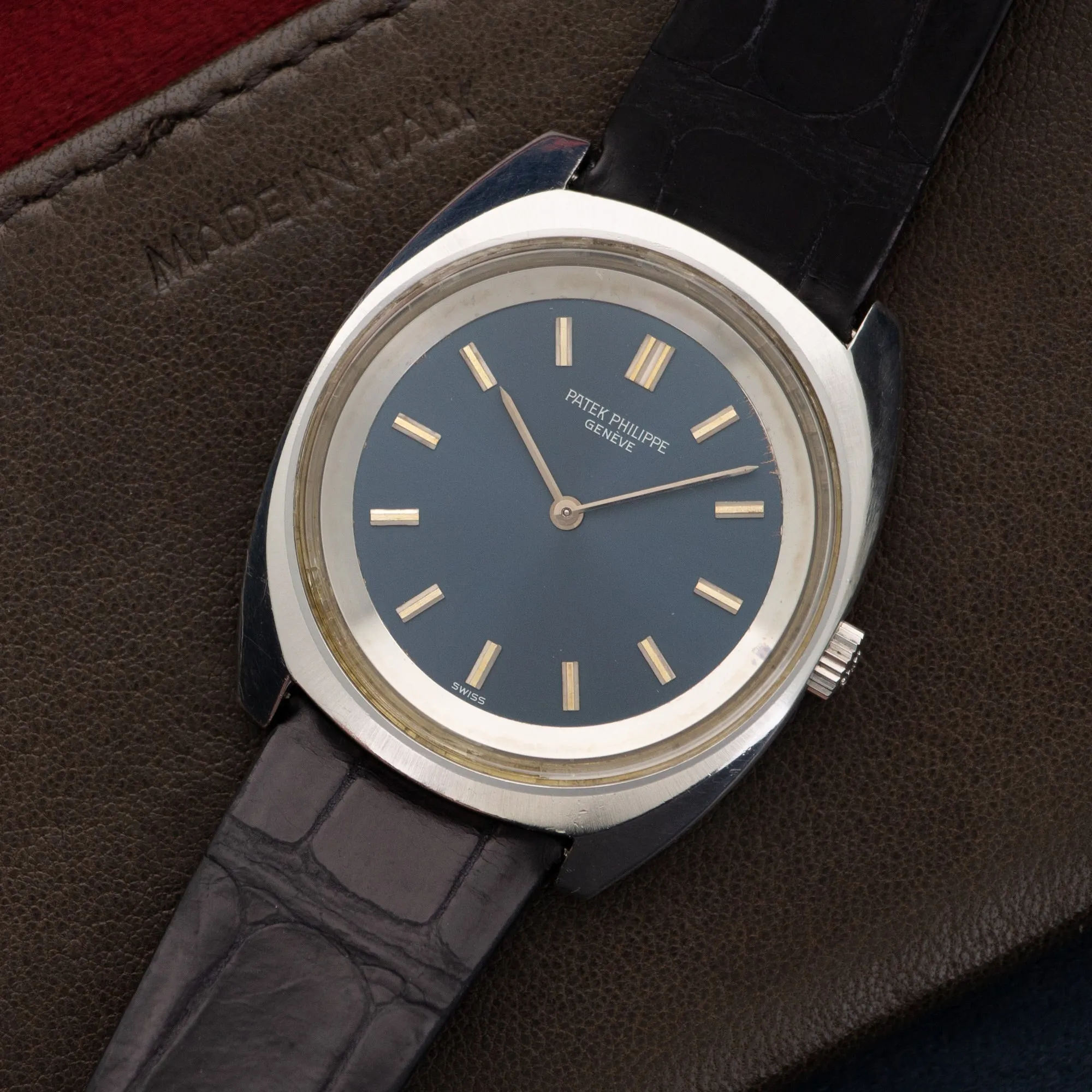 Patek Philippe Steel Tonneau Waterproof Watch Ref. 3579