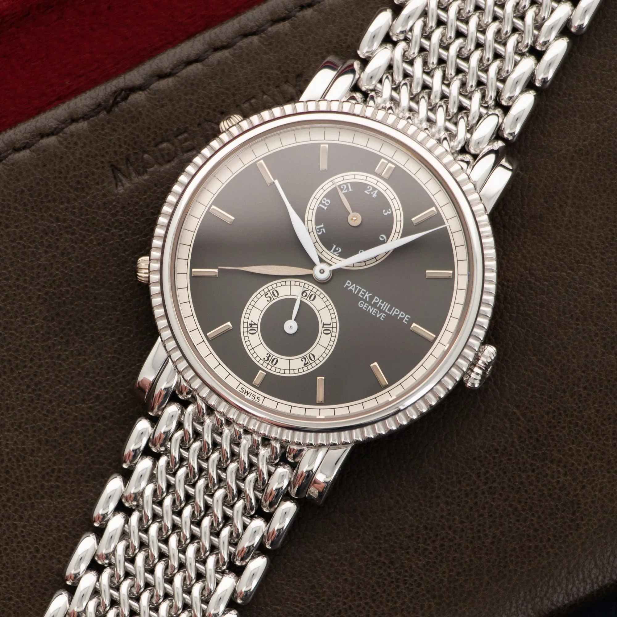 Patek Philippe Travel Time White Gold On Bracelet Ref. 5034