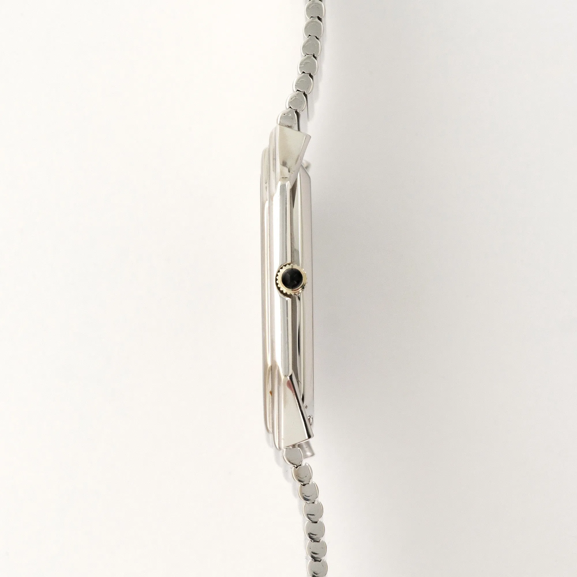 Patek Philippe White Gold Bracelet Onyx Dial Ref. 3729
