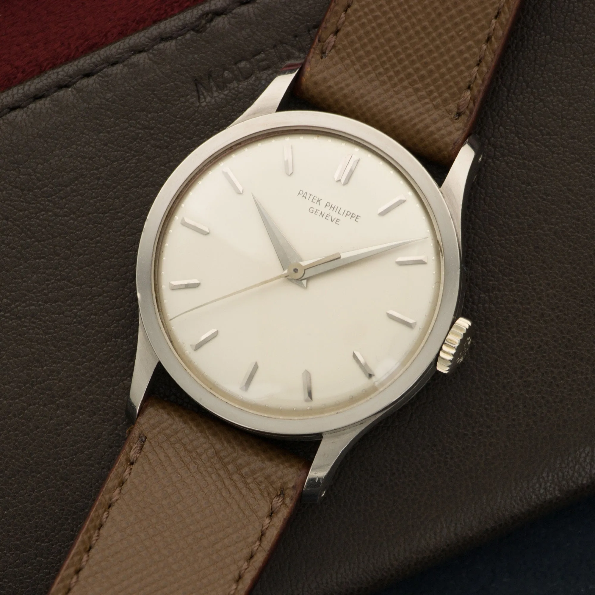 Patek Philippe White Gold Calatrava Watch Ref. 570