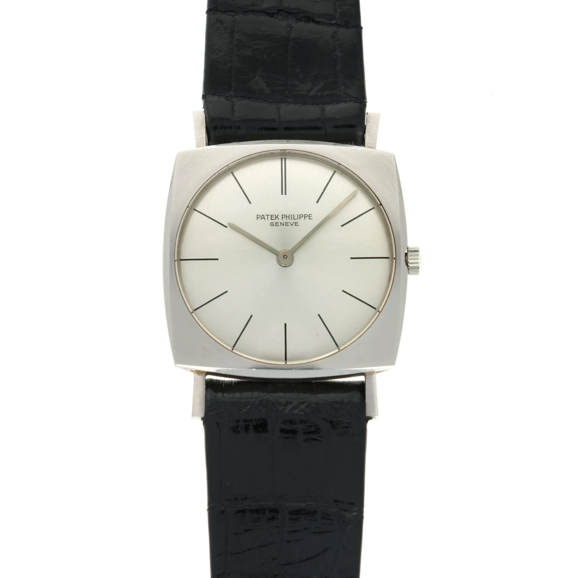 Patek Philippe White Gold Cushion Watch Ref. 3523