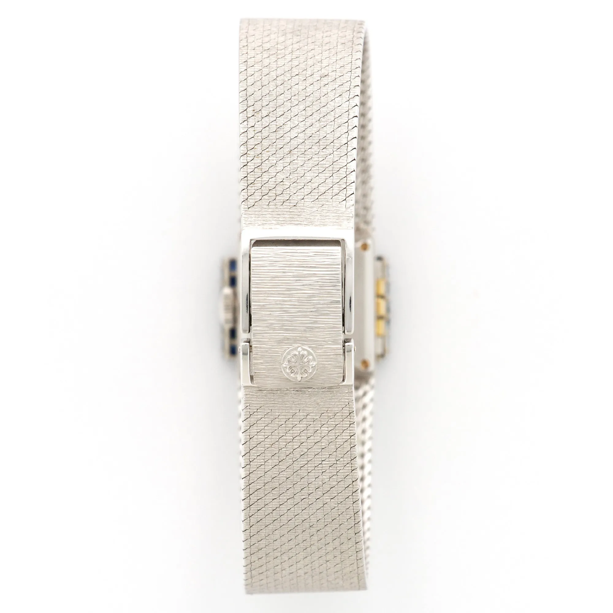 Patek Philippe White Gold Diamond & Sapphire Watch Ref. 3319
