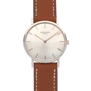 Patek Philippe White Gold Ultra-Thin Calatrava Watch Ref. 3512