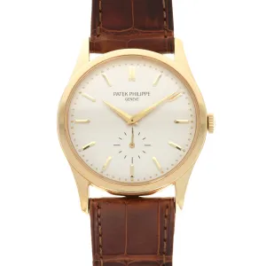 Patek Philippe Yellow Gold Calatrava Watch Ref. 5196