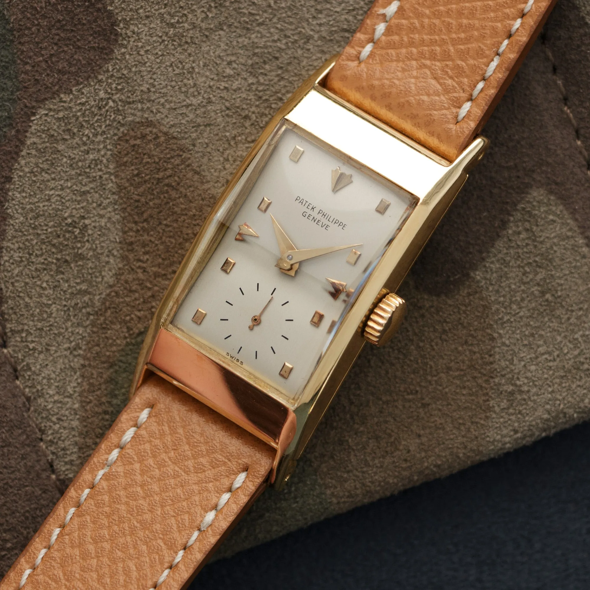 Patek Philippe Yellow Gold Rectangular Watch Ref. 425