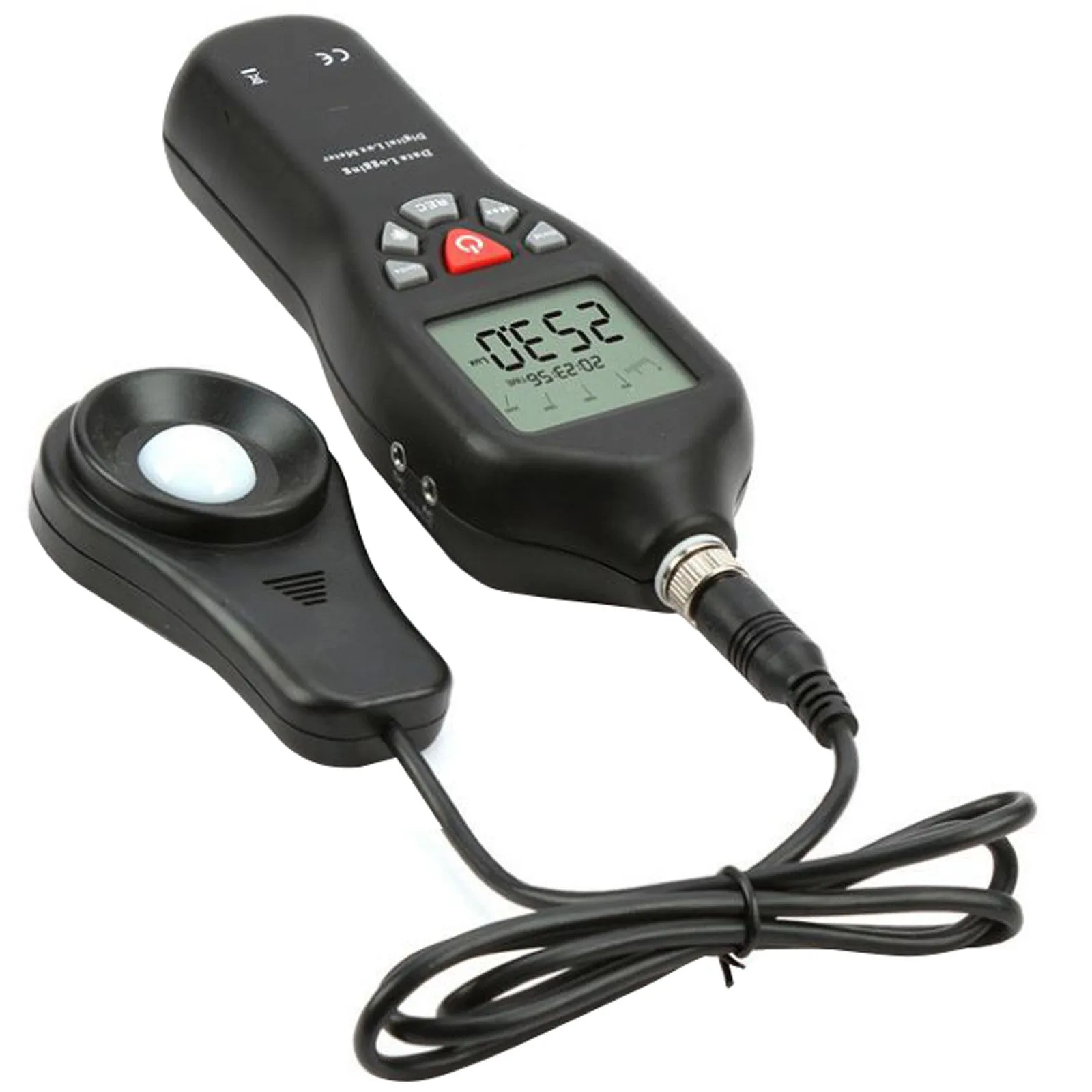PD_7 Kibeland Instrument Digital Light Meter Lux Meter with USB Function Data Record Function, Measurement Range 0 to 200,000 Lux
