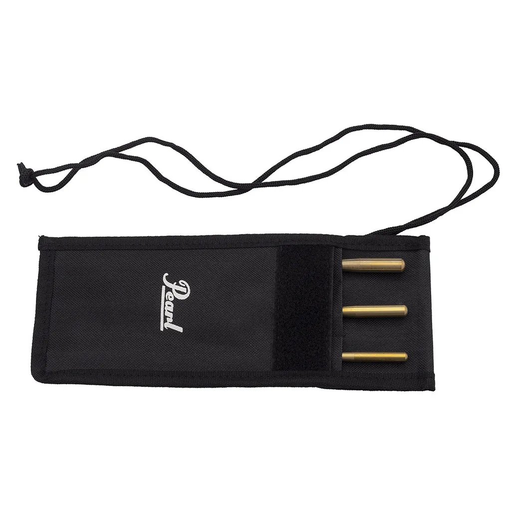 Pearl Triangle Elite Concert Beaters w/ Case - 3 Pack